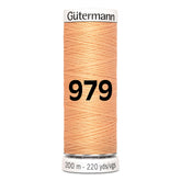 Gutermann garen | 200m | 979 donker zalm naaigaren GM - 200 - 979 - DONKER - ZALM 4008015035365